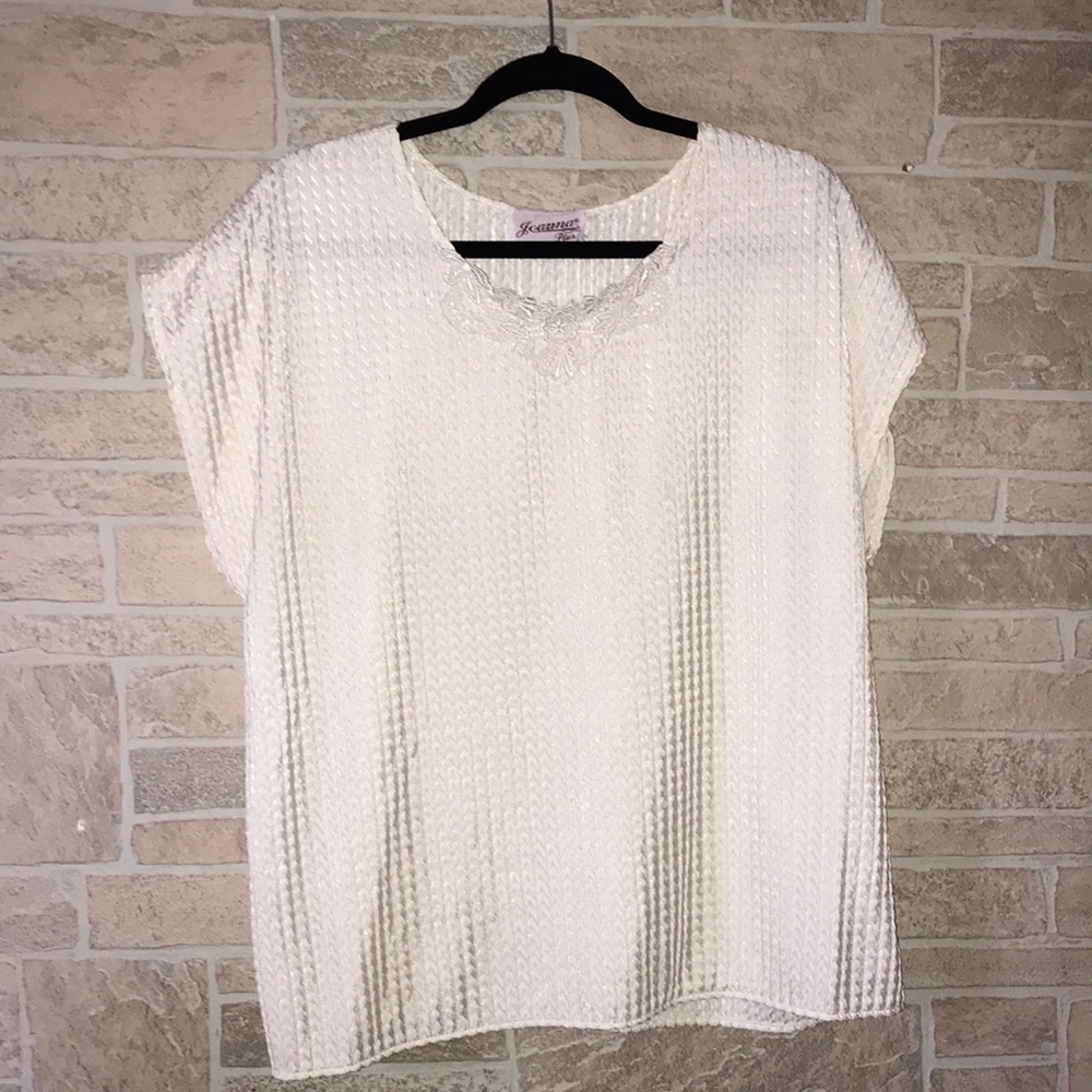 ✅Short Sleeve Waffled Top